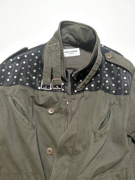 Saint Laurent FW2014 Studded parka 48