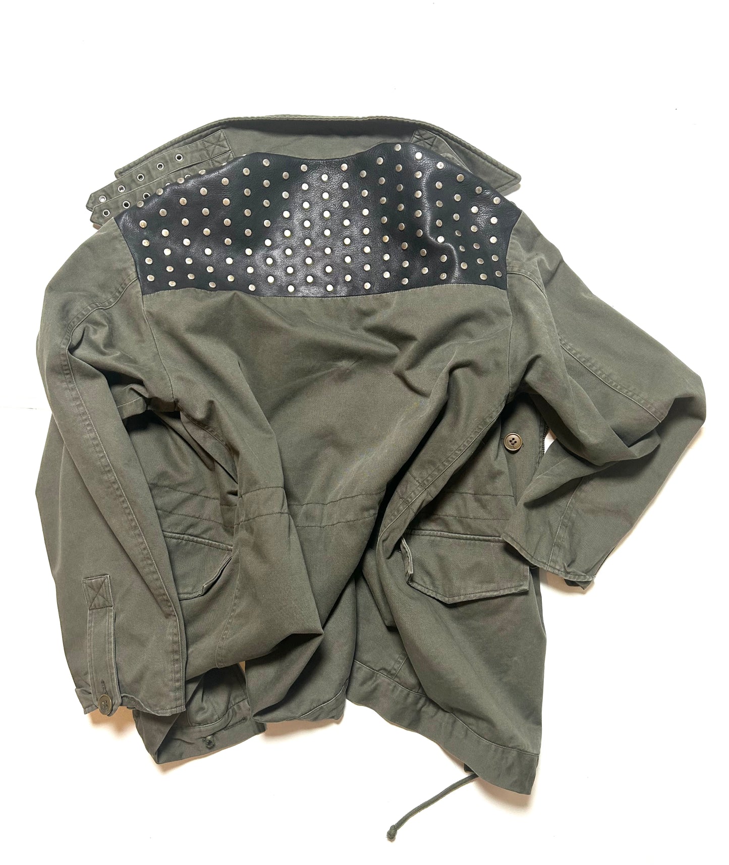 Saint Laurent FW2014 Studded parka 48