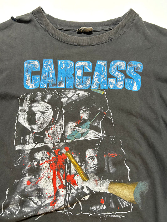 Carcass 1992 'NECROTICISM EARACHE' T-Shirt XL