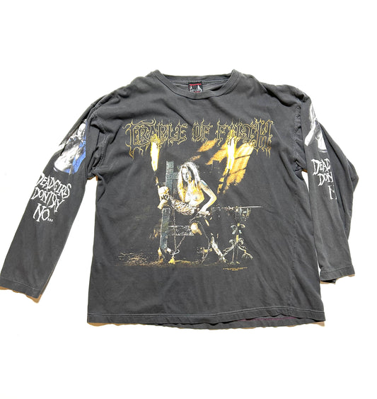 Cradle Of Filth 1997 'Dead Girls Don't Say No' L/S Tee XL