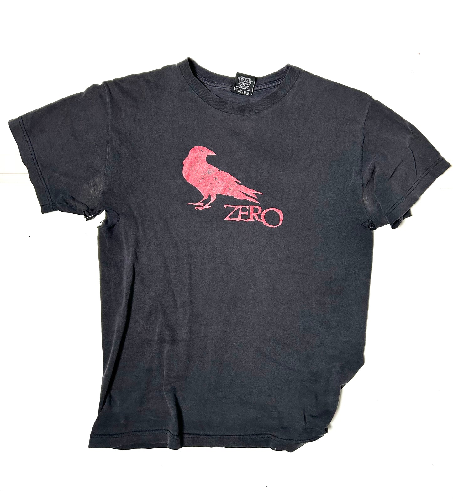 2000's Zero Skateboarding 'Raven' T-Shirt M